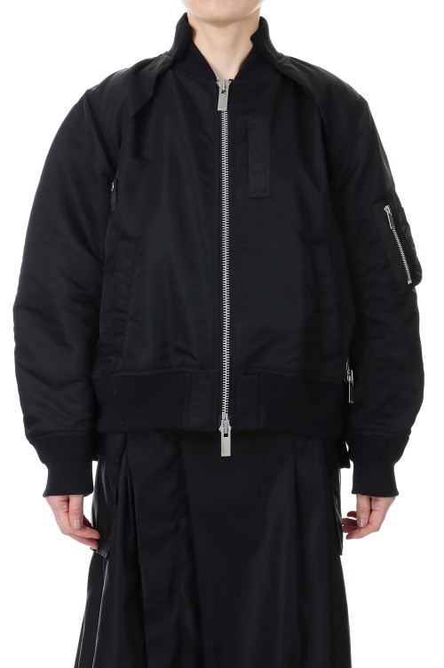 Nylon Twill Blouson -Black (23-06807) | セレクトショップ