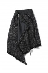 Tweed Skirt -Black (23-06844)