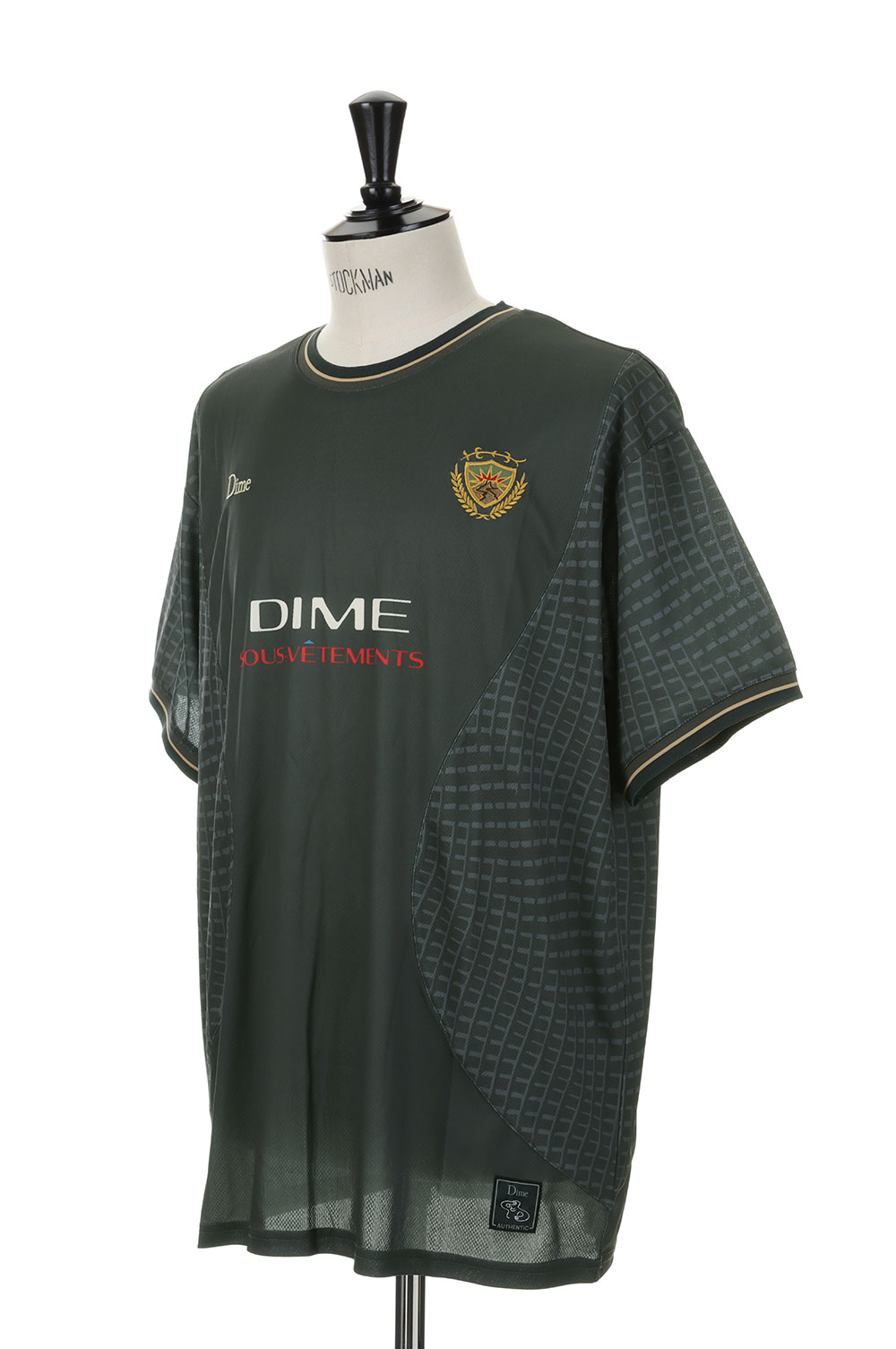 DIME ATHLETIC JERSEY CHARCOAL-