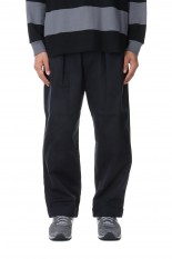 Cotton Chino Tuck Trousers - NAVY (TP233-40014)