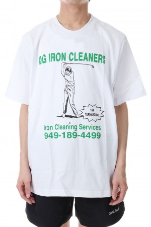 CLEANERS T-SHIRT / WHITE (QG-SS23-05)