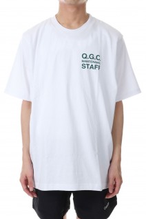 Q.G.C. STAFF T-SHIRT / WHITE (QG-SS23-10)