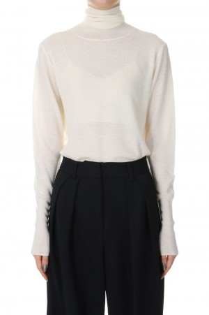 HIGH NECK THERMAL -WHITE(23AMSNI01)