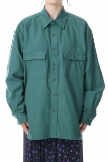 SHIRTS JACKET -GREEN(23AMSBL03)