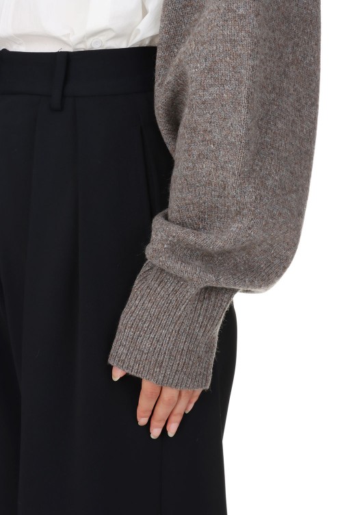 Merinowool Knit Sleeve -GRAY BEIGE (12320510) | セレクトショップ