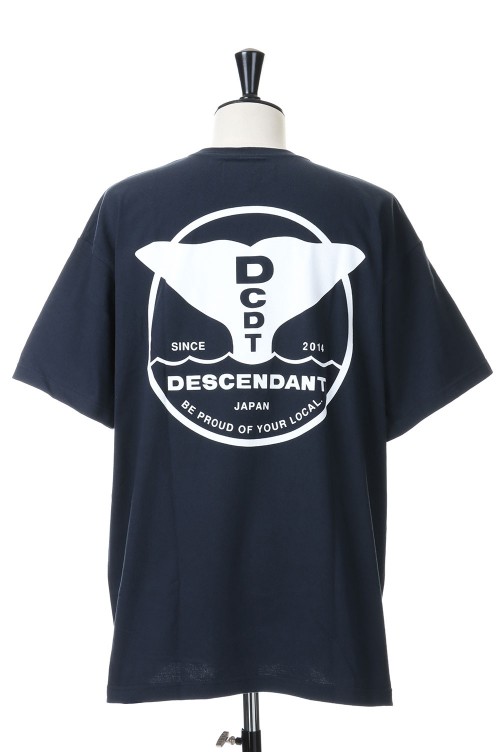 DESCENDANT FLUKE UP SS Navy M ディセンダント - Tシャツ/カットソー