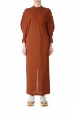 Cotton Jersey Dress / BROWN (MM23PF-JS735)