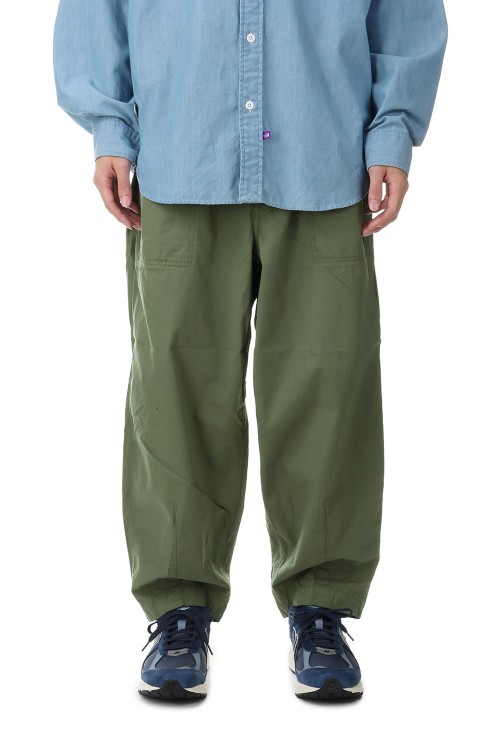 Ripstop Wide Cropped Field Pants - OLIVE DRAB (NT5355N) | セレクト ...