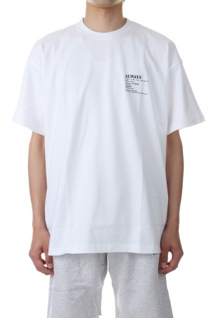 DEFINITION SS TEE/WHITE(HA-023104129)