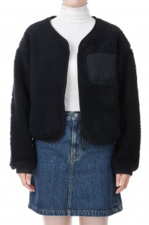 Wool Boa GORE-TEX INFINIUM™ Field Cardigan -BLACK(NA2351N)