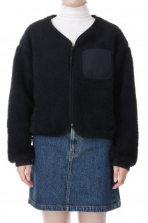 Wool Boa GORE-TEX INFINIUM™ Field Cardigan -BLACK(NA2351N)