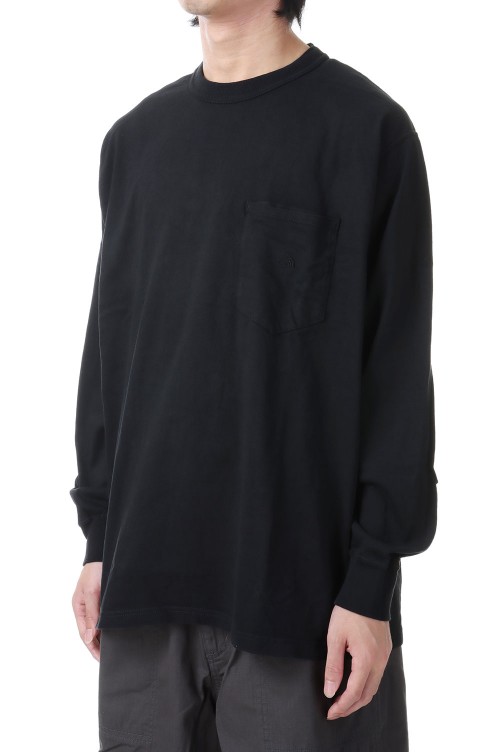 7oz Long Sleeve Pocket Tee - BLACK (NT3365N) | セレクトショップ