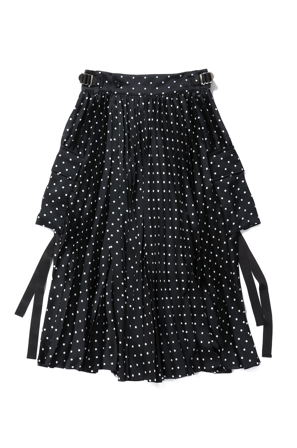 Polka Dot Print Skirt -BLACK (23-06943) | セレクトショップ ...