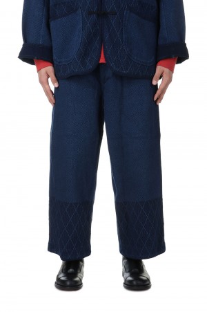 PC KENDO WIDE PANTS / BLUE (PC-001-004) | セレクトショップ