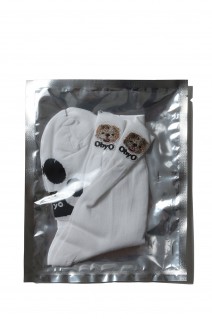 emblem socks / WHITE：TETO(oo23aw-04)