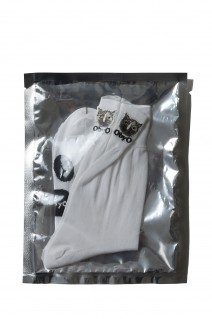 emblem socks / WHITE：BUCHICO(oo23aw-04)