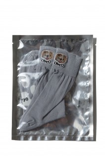 emblem socks / GRAY：TETO(oo23aw-04)