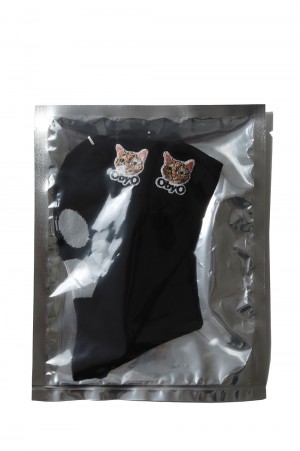 emblem socks / BLACK：NICO(oo23aw-04)