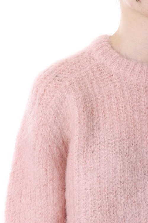 Mohair Crew Neck PO-PINK(23AW-12-N) | セレクトショップ