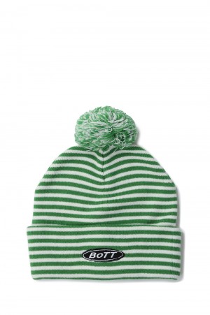 Light Logo Stripe Beanie / White | セレクトショップ｜DeepInsideinc