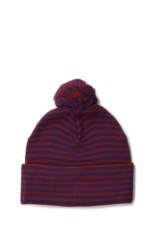 Light Logo Stripe Beanie / Red | セレクトショップ｜DeepInsideinc