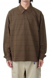 Field Striped Polo - MOCHA (NT6352N)