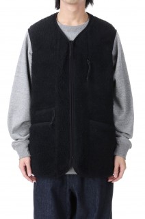 Wool Boa WINDSTOPPER Field Vest - BLACK (NA2350N)
