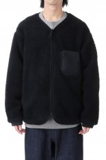 Wool Boa WINDSTOPPER Field Cardigan - BLACK (NA2351N)