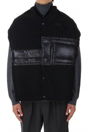 Wool Field Reversible Cape - BLACK (NN8361N)
