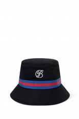 B EMBLEM TAPED BUCKET HAT / BLACK(BEPSS23AC41)