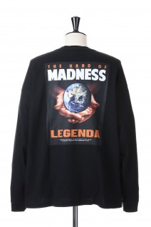 THE HAND OF MADNESS Long-Sleeve T-Shirt -BLACK(LEC1136)
