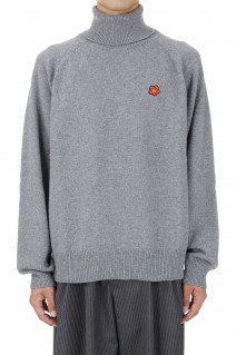 BOKE FLOWER CREST TURTLENECK(FD65PU4283LC) -PEARL GREY-