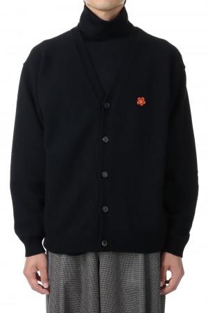 BOKE FLOWER CREST CARDIGAN(FD65CA4183LC) -BLACK-
