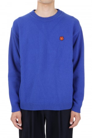 BOKE FLOWER CREST JUMPER(FD65PU4193LC) -ROYAL BLUE-