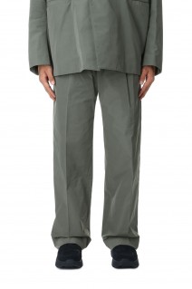 BETA 2-TUCK TROUSERS(23-US002006)-009 KHAKI GREEN-