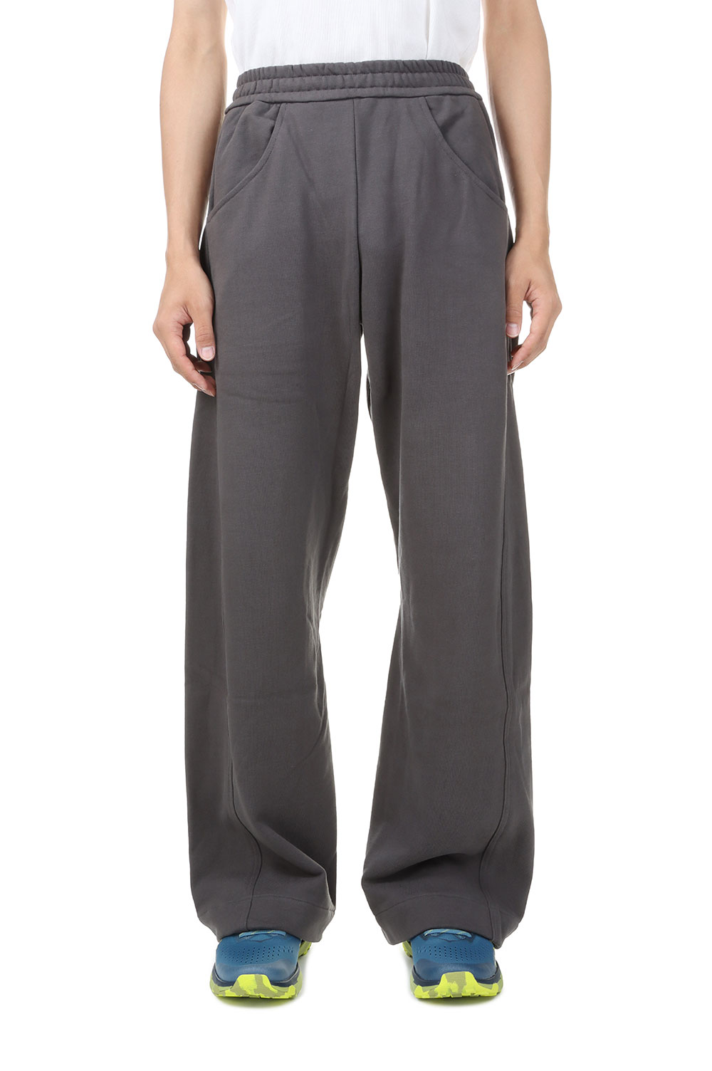 TWISTED LOUNGE PANTS (AW23-JER-101-02)-CHARCOAL- | セレクト