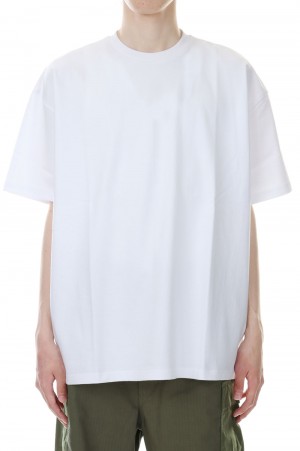 Heavy Weight S/S Oversized Tee - WHITE (GU233-70203B)
