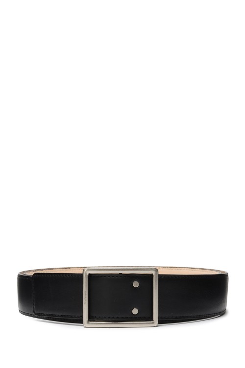 Graphpaper Holeless Leather Classic Belt - BLACK (GU233-90230B