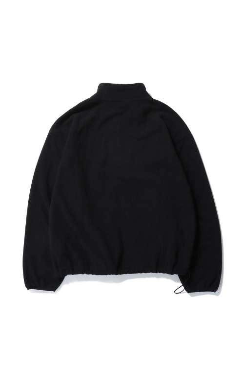 Fucking Awesome Cut Off Quarter Zip Polar Fleece / Black