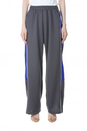 Side line Jersey Pants-CHARCOAL GRAY(21231465319)