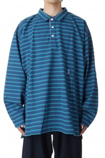 Border Rugby Shirt Style - NAVY / GREEN (10-22310702)