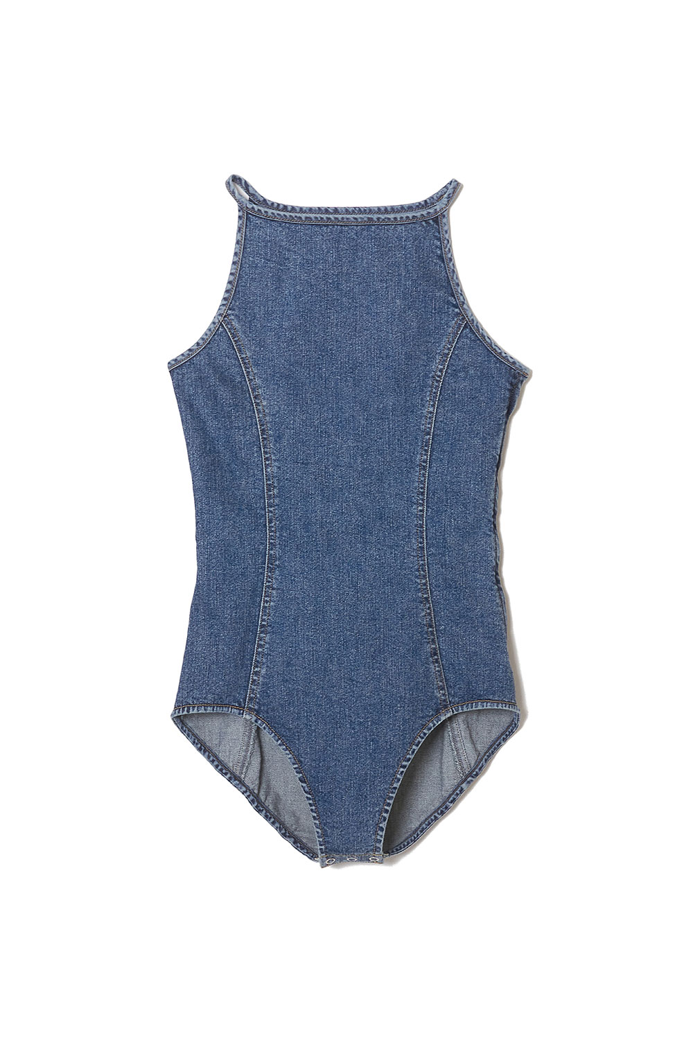 Denim Bodysuit -Blue (CO-23175) | セレクトショップ｜DeepInsideinc