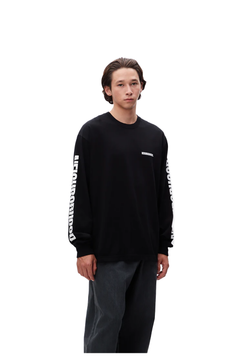 サイズM NEIGHBORHOOD TEE LS-11 ロンT BLACK-