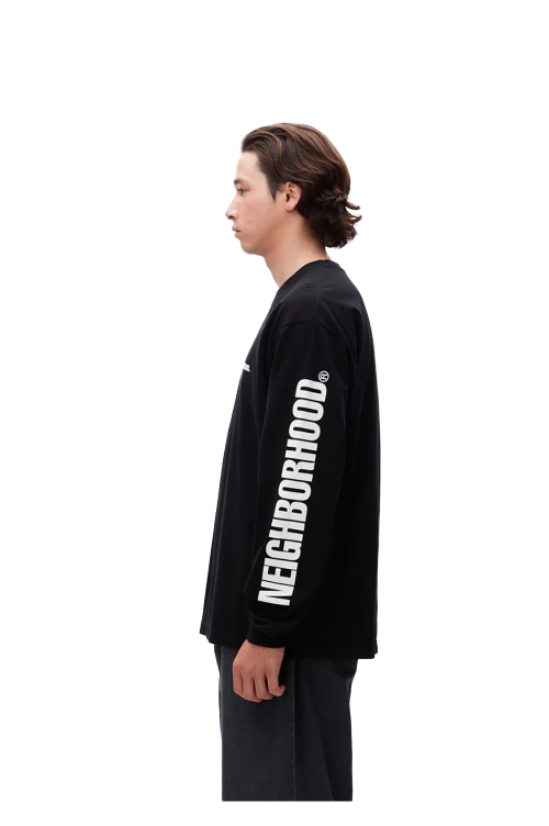 クリアランス売れ筋 サイズM NEIGHBORHOOD TEE LS-11 ロンT BLACK