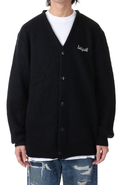 MOHAIR CARDIGAN / BLACK (SQ-23AW-KN-02) | セレクトショップ