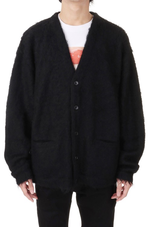 Shaggy Mohair Knit Cardigan / BLK (2311-6001) | セレクトショップ