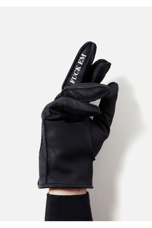 LEATHER GLOVE / BLACK (232DPNH-AC01) | セレクトショップ