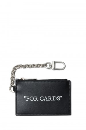 QUOTE BOOKISH KEY RING CARD CASE(OMND070F23LEA0011001)