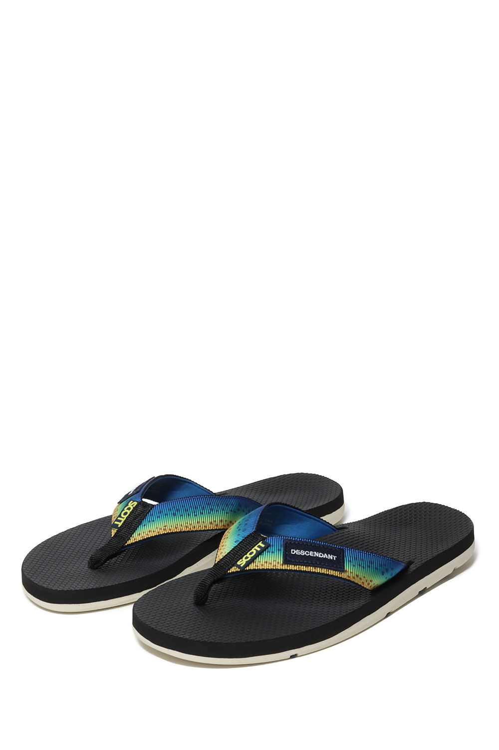 SPOT 】MAHI MAHI SANDAL.SCOTT.HAWAII - BLACK (231SCDS-FW01S