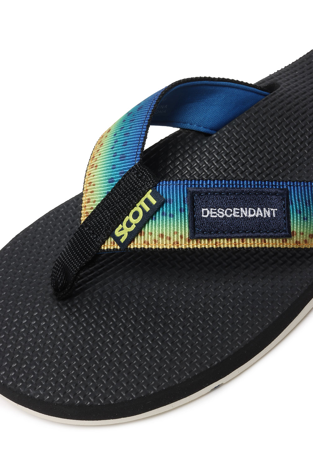 【 SPOT 】MAHI MAHI SANDAL.SCOTT.HAWAII - BLACK